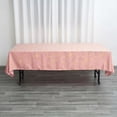 thumbnail image 3 of Efavormart 60"x102" Dusty Rose Rectangle Polyester Tablecloth With Gold Foil Geometric Pattern, 3 of 11