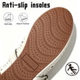 thumbnail image 5 of CHICVOMEY Breathable Mesh Mary Jane Shoes for Women Leather Ballet Flats with Buckle Fashion Fishnet Flats for Women Casual & Work Fashion Flats, 5 of 9