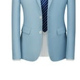 thumbnail image 5 of Xuniizn Men Suits 2 Piece Set, Plus Size Solid Color Two Button Party Prom Suit, Elegant Cocktail Dinner Party Tuxedo Suits, 5 of 5