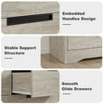 thumbnail image 5 of Luku Versatile 6 Drawer Dresser - Modern Double Dresser for Bedroom, Living Room, and Entryway, 5 of 7