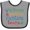 Heather and Black, variant on Inktastic Montana Grandma Loves Me Boys or Girls Baby Bib