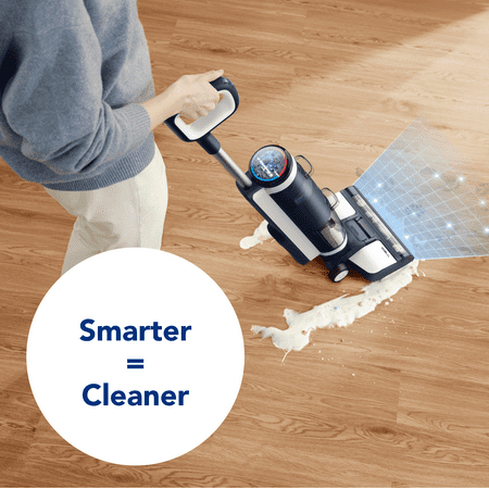 Tineco - Floor One S3 Extreme – 3 in 1 Mop, Vacuum & Self Cleaning Smart Floor Washer with iLoop Smart Sensor - Blue