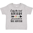 thumbnail image 3 of Inktastic Only the Best Sisters Get Promoted to Big Sister Boys or Girls Baby T-Shirt, 3 of 5