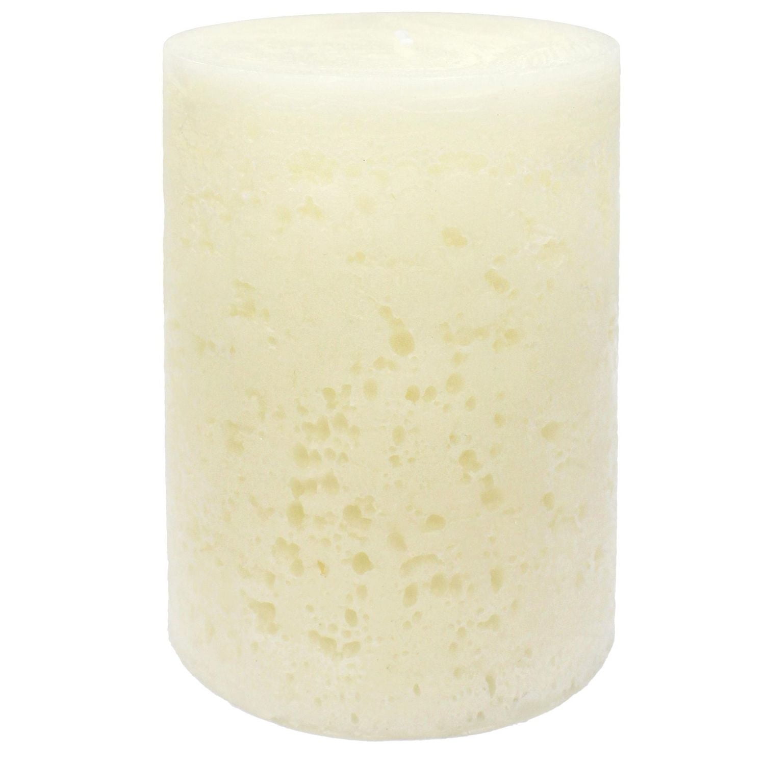 Hometrends 4" Bougie pilier parfumée vanille et bois de santal 3" diamètre x 4" hauteur