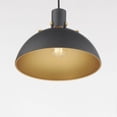 thumbnail image 5 of Maxim Dawn 12.5" Pendant - Antique Brass / Black - 12042ABBK, 5 of 5