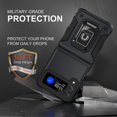 thumbnail image 4 of New Designed for Samsung Galaxy Z Flip 4 Case, Heavy Duty Shockproof Protective Stand Case Hybrid Rugged Umper Rubber Protective Cover for Samsung Flip 4 5G 2022, 4 of 7