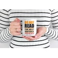 thumbnail image 2 of Do Not Read the Next Sentence Humor White Ceramic Coffee & Tea Mug (11oz), 2 of 6