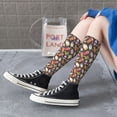 thumbnail image 5 of Naloa Milk Tea Thigh High Socks Extra Long Stretchy Sock Women Over Knee High Opaque Stocking Daily Wear, 5 of 6