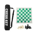 thumbnail image 5 of LeeQinersw Portable Chess Set 15" x 3" Roll- Chess in Carry Bag with Shoulder Strap Easy to, 5 of 6