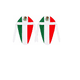 thumbnail image 1 of Pack de 2 Bandanas Tricolor Mexicanas para Aficionados – Accesorio para Partidos de Fútbol Xtellar multicolor, 1 of 3