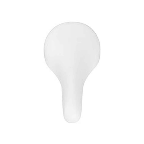 Pure Cycles Drome 2 Saddle - White Steel Rails PVC Cover Unisex