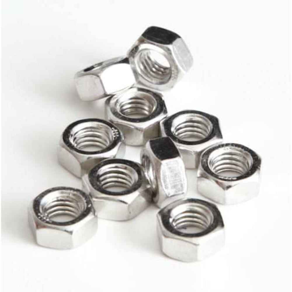 Heavy Hex Nut, 5/16"-18, 18-8 Stainless Steel, Not Graded, Advanced Corrosion Resistance, 50 PK