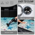 thumbnail image 5 of XYZCANDO Starfish Hibiscus Car Cargo Mat 29" x 39", All-Weather Trunk Protection Carpet with Non-Slip Backing, Easy-Clean Stitched Edge Liner for SUVs and Sedans, 5 of 7