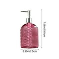 thumbnail image 3 of 500ml Glass Soap Dispenser Bottle for Bathroom & Kitchen,Refillable Hand Soap Pump Bottle with Leak-Proof Seal,Multi-Purpose Lotion Dispenser for Shampoo,Body Wash,Travel & Home Use,7.68x3x3", 3 of 6