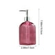 thumbnail image 3 of Botellas Dispensadoras De Vidrio 1 unidad de dispensador de jabón líquido de vidrio morado para baño, cocina o encimera, envase recargable para loción (500 ml) Rkxzt, 3 of 9