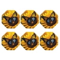 thumbnail image 2 of Disketp Butterfly On Sunflower Funny Coasters,6 Pcs Leather Coasters with Holder, Perfect Housewarming Hostess Gifts,Protect Furniture from Water Marks Scratch and Damage,Octagon, 2 of 7