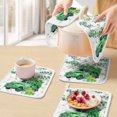 thumbnail image 5 of Green Truck St. Patrick's Day Pot Holders for Kitchen Heatproof Potholder, 4 Pack Lucky Eucalyptus Leaves Hot Pads Multipurpose Oven Pads Cloth Potholders Trivet for Cooking and Baking, 5 of 8