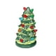 thumbnail image 1 of Árbol de Navidad de resina con luz, figura, decoración navideña, adorno navideño para 10 centímetros, 1 of 9