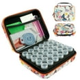thumbnail image 1 of Art Storage Box 60/30 Slots Beads Storage Box Shockproof  Storage Case Portable Lightweight  Art Storage Containers with  Art Accessories and Tools Kit for DIY Art Craft, 1 of 11
