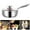 Silver, variant on Non-Stick Pan Family Pot Set Stainless Steel Pot with Lid For All Stoves Induction Compatible Durable Kitchen Cookware for Everyday Use
