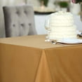thumbnail image 3 of Efavormart Rectangle Tablecloth, 60"x102" Stain & Wrinkle Resistant Washable Table Cloth, Oblong Decorative Polyester Fabric Table Cover for Dining, Party, Wedding & Baby Shower- Gold, 3 of 10