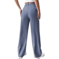 thumbnail image 3 of Women High Waisted Work Pants Business Casual Outfits Office Dress Pants Trousers with Pockets Blue S, 3 of 6