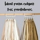 thumbnail image 4 of Gancho Organizador Multiple Mima2 Para Pantalones Hasta 5 Prendas Color Negro, 4 of 5