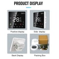 thumbnail image 2 of Smart Thermostat for Home Touchscreen Voice Control Programmable Temperature Control IP20 Protection Auto/Manual Mode Digital Thermostat for 16A Electric Underfloor Heating, 2 of 7