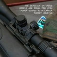 thumbnail image 5 of Monstrum Deadlock Series Dual Ring Scope Mount | 2 inch Offset Cantilever | 1 inch Diameter, 5 of 6