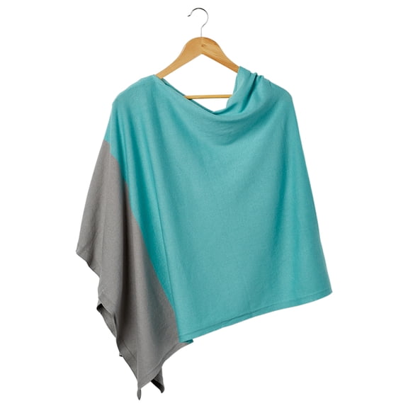 Hadley Wren Color Block Cotton Poncho