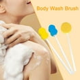 thumbnail image 3 of Contoured Long Handled Bath Sponge on a Stick to Aid Washing Bathing K C0X0, 3 of 7