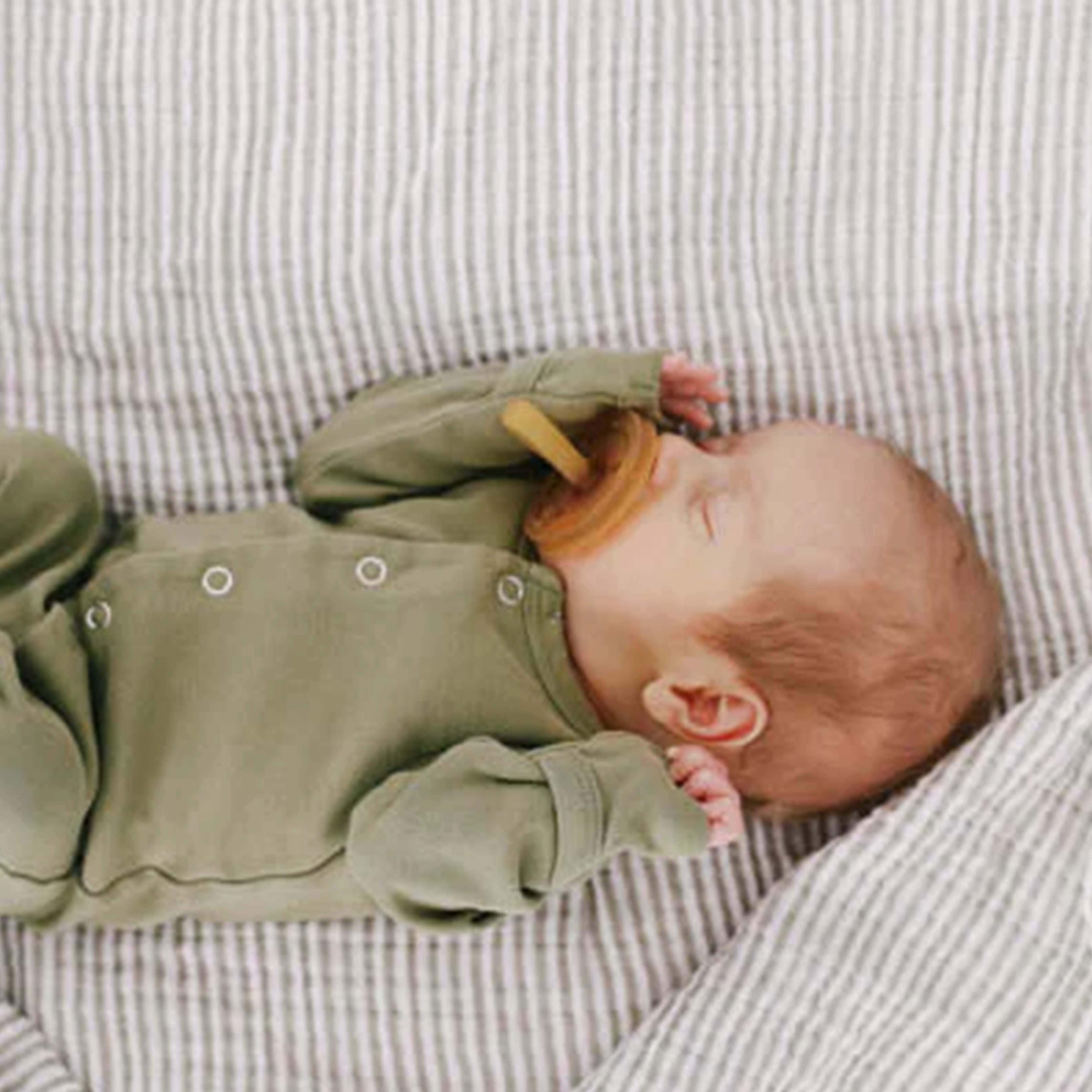 Little Unicorn Swaddle Blanket for Newborns, Toddler Muslin Blanket - Grey Stripe
