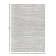 thumbnail image 3 of Rugs America Leopold LX10B Misty Cream Oriental Transitional Cream Area Rug, 7' x 9', 3 of 9