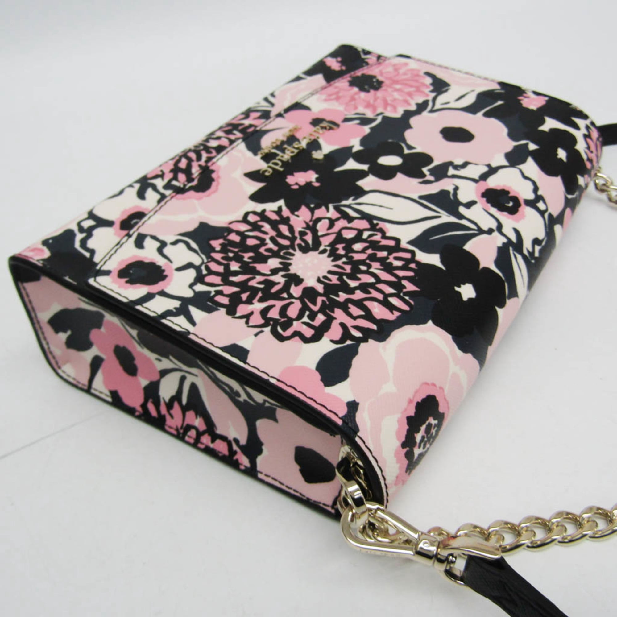 Pre-Owned Kate Spade Carson Dahlia Floral Printed K8111 Women's PVC Handbag,Shoulder... (Good)