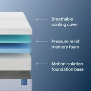 Nectar Classic 12” Queen Mattress - Medium Firm - Contouring Memory Foam - Cooling Top Layer - Support & Pressure-Relief - Mattress in a Box - & Forever