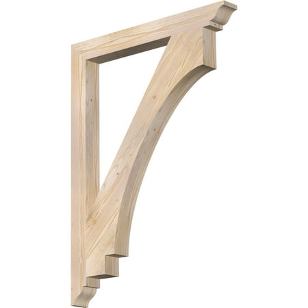 

Ekena Millwork 3 1/2 W x 34 D x 46 H Imperial Traditional Smooth Bracket Douglas Fir