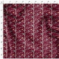 thumbnail image 4 of Soimoi Red Modal Satin Fabric Artistic Bird & Tree Printed Fabric 1 Yard 42 Inch Wide, 4 of 5
