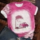 thumbnail image 1 of Puntoco Blusa de manga corta para mujer con estampado de letras de concienciación de los senos Puntoco Puntoco-2184, 1 of 7