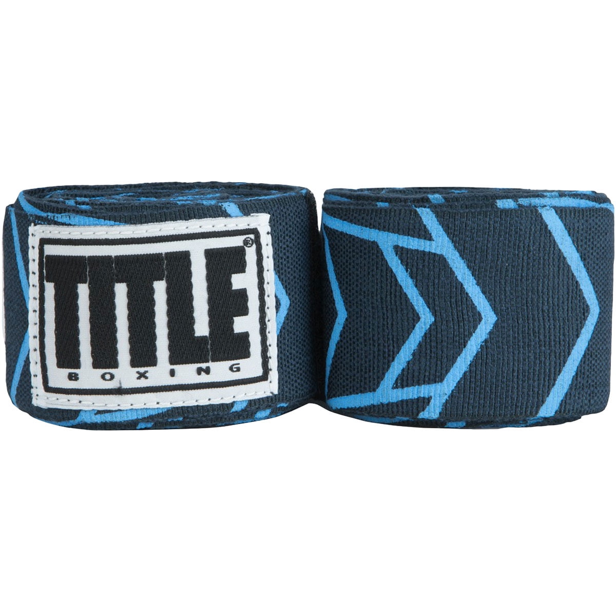 Blue Plaid Title Boxing 180/" Select Semi-Elastic Mexican Style Handwraps