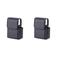 thumbnail image 3 of jesticaly Easy To Close And Open PU Cigarette Case For Business Cards Business Card Case Cigarette Cases Plain black 2Set, 3 of 6