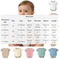 thumbnail image 2 of QSXADF Newborn Bodysuits Infant Girls Rompers Solid Color Summer Short Sleeve Romper Gauze Fabric Infant Outfits, 2 of 4