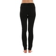 thumbnail image 3 of Just Love Solid Jeggings for Women (Black Stretch, Medium), 3 of 3