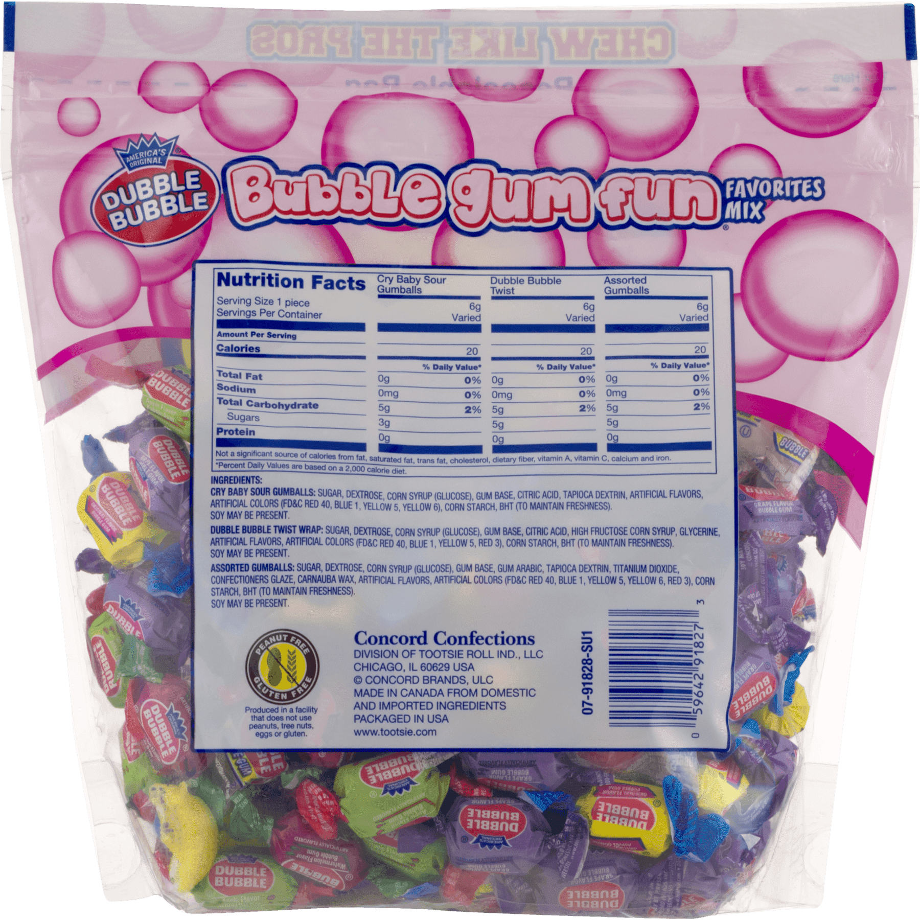 Dubble Bubble Bubble Gum Fun Favorites - 27-oz. Bag