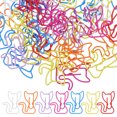 thumbnail image 1 of Shisuyan Cute Kitten Bookmark Metal Cat Shaped 50Pcs 1.3X1In, 1 of 8
