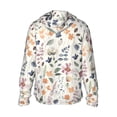 thumbnail image 3 of Sigee Watercolor Floral Print UPF50+ Men's Sun Protection Hoodie Shirt SPF UV Shirt Long Sleeve Fishing Outdoor Lightweight, S-3XL, 3 of 9