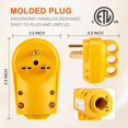 thumbnail image 2 of Enchufe Suplevel NEMA 6-50P/6-30P 50 A 125/250 V de alta resistencia, 2 of 7
