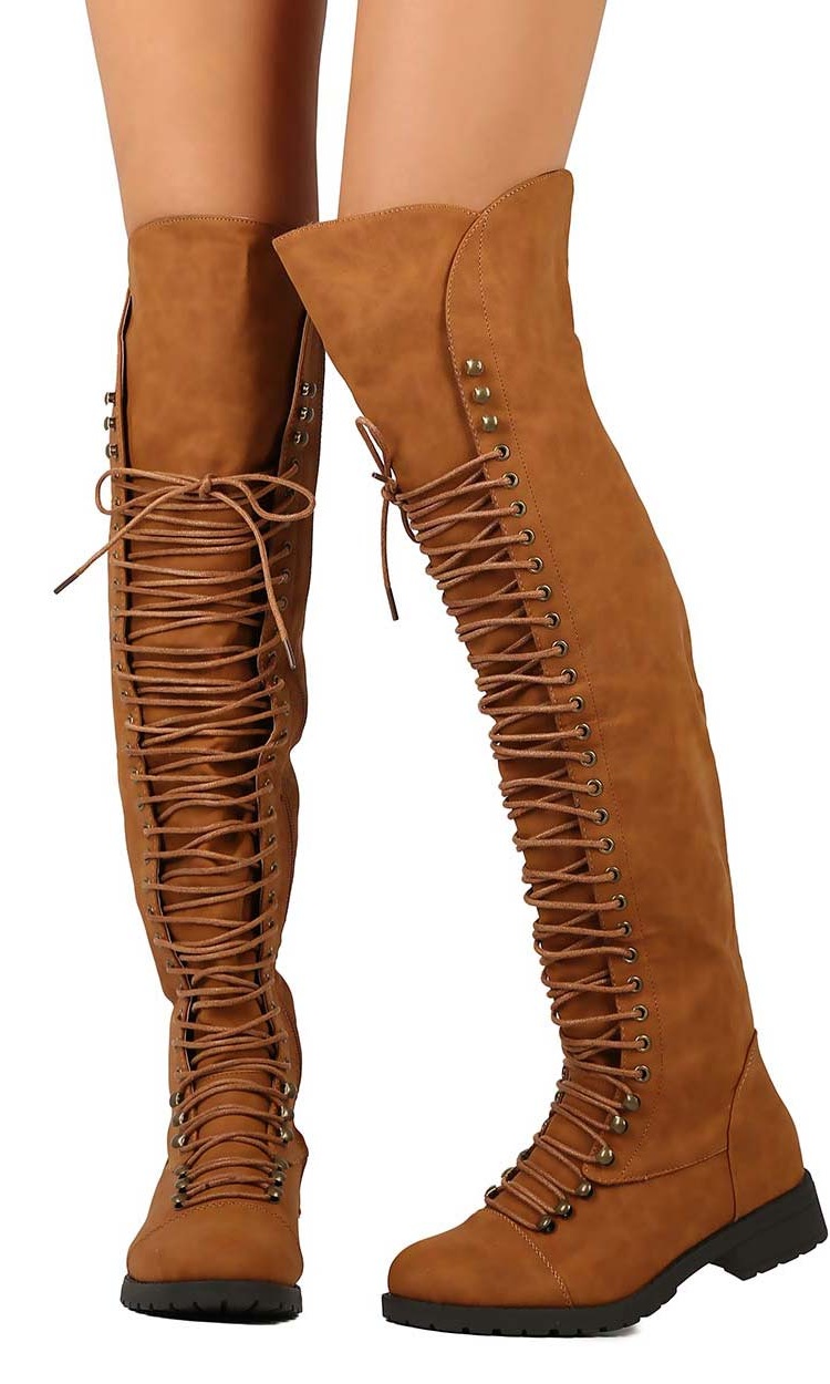 Lace Up Zip Combat Boot 