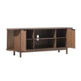thumbnail image 3 of Walker Edison Modern Reeded 60” TV Stand with Open Storage - Mocha, 3 of 22