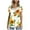 Yellow, variant on 2026 under $5 asdoklhq Womens Plus Size Tops,Women's Lace Patchwork Printed Round Neck Short Blouse Tops