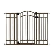 Angle View: Summer Multi-Use Decorative Extra Tall Walk-Thru Baby Gate, Metal, Bronze Finish - 36? Tall, Fits Openings up to 28.5? to 48? Wide, Baby and Pet Gate for Doorways and Stairways